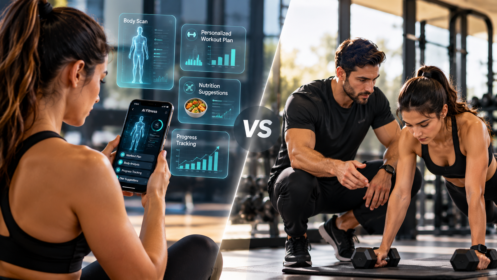AI Fitness Companion vs Personal Trainer: What Is the Difference?
